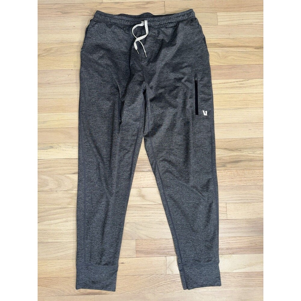 Vuori Sunday Performance Joggers Mens L/ XL Gray Heather Stretch Athletic